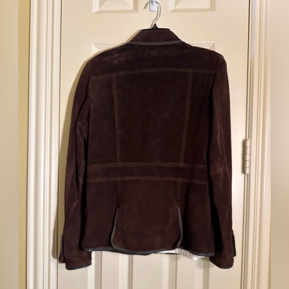 Eddie Bauer Seattle Suede Genuine Leather Jacket - Picture 6 of 12